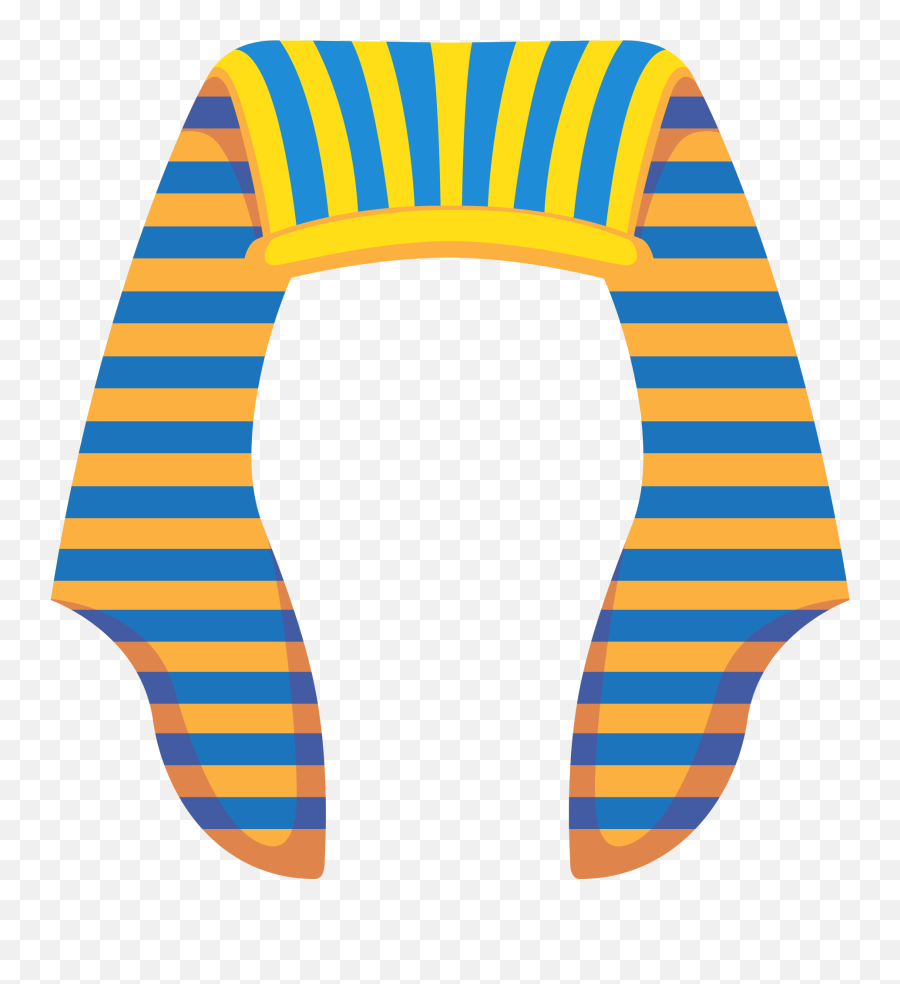 Pharaoh Headdress Clipart Png Image - Pharaoh Headdress Png,Headdress Png