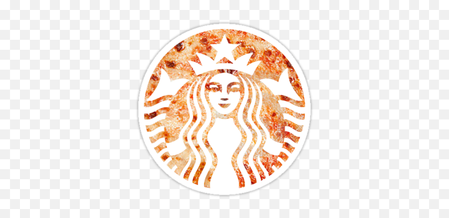 Unique Starbucks Meme Mermaid Pizza Logo - Starbucks King Logo Png,Starbucks Logo Png