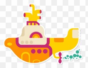 Adesivo Yellow Submarine De Angelonogueira - Yellow Clip Art Png,Submarine Png