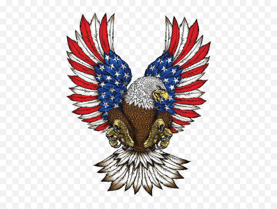 Download Usa Eagle Png Image Transparent - American Usa Eagle Logo Png,Eagle Transparent Background