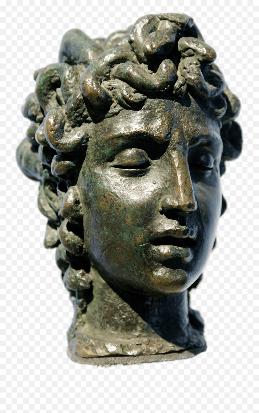 Medusa Head Png - Modellino Per La Tesa Di Medusa,Greek Statue Png