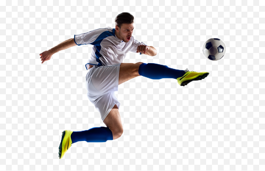 Footballer - Football Player Shooting Png,Soccer Player Png