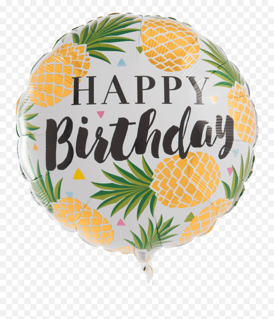 Download Hd Happy Birthday Golden Pineapples - Seedless Seedless Fruit Png,Pineapples Png