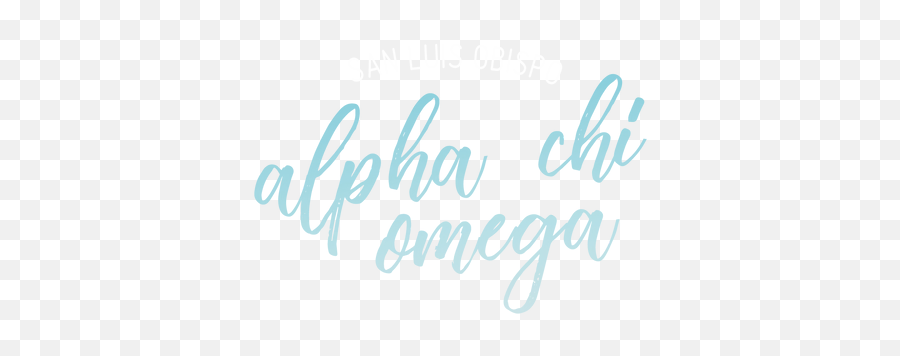 Alpha Chi Omega Cal Poly Slo - Calligraphy Png,Website Logo Png