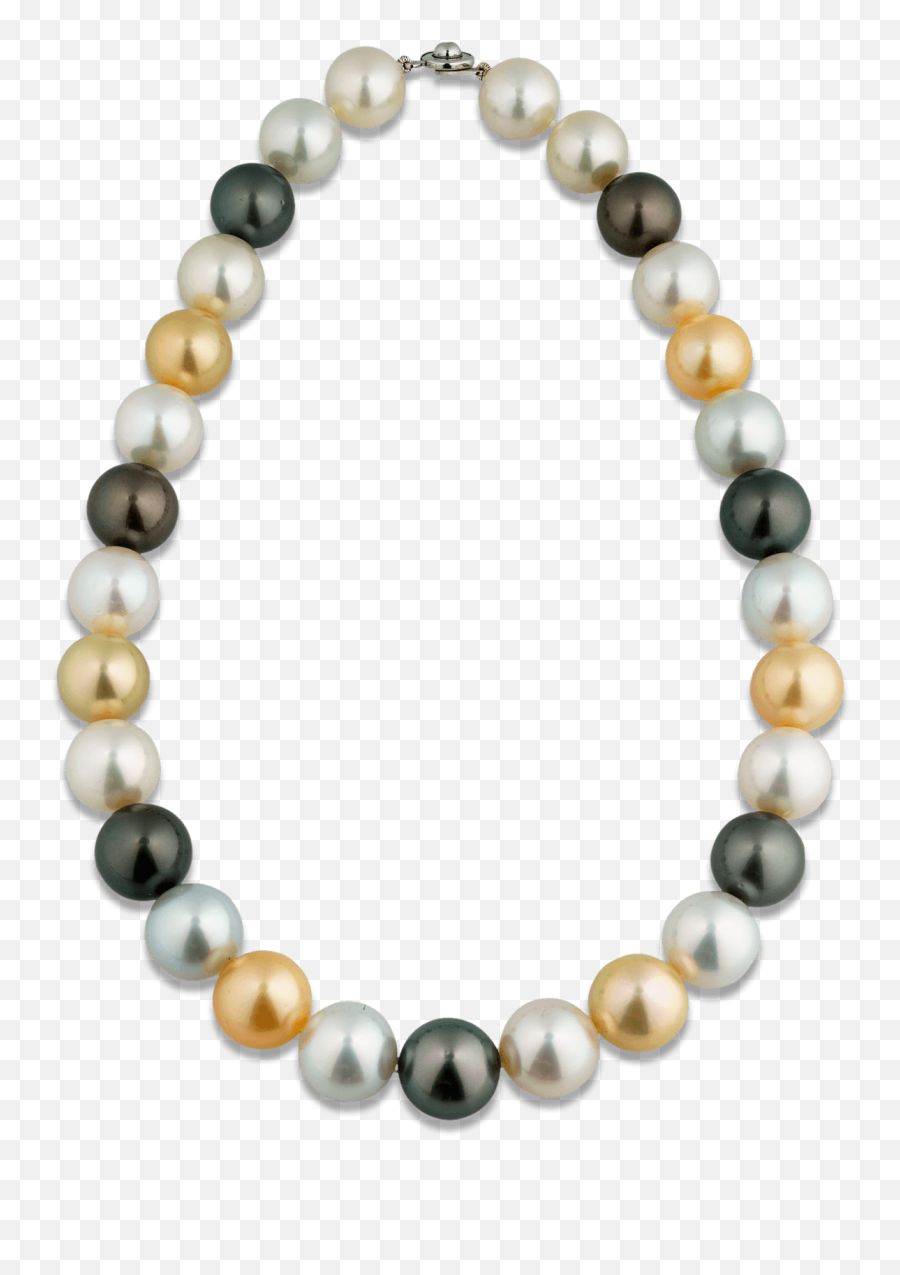 Multi - Necklace South Sea Pearls Png,Pearl Necklace Png