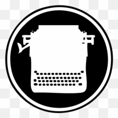 Pin - Typewriter Logo On Black Png,Divergent Logos