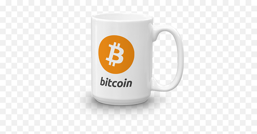 Bitcoin Logo Coffee Mug - Bitcoins And Gift Cards Png,Bitcoin Logo