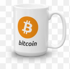 Bitcoin Logo Coffee Mug - Bitcoins And Gift Cards png