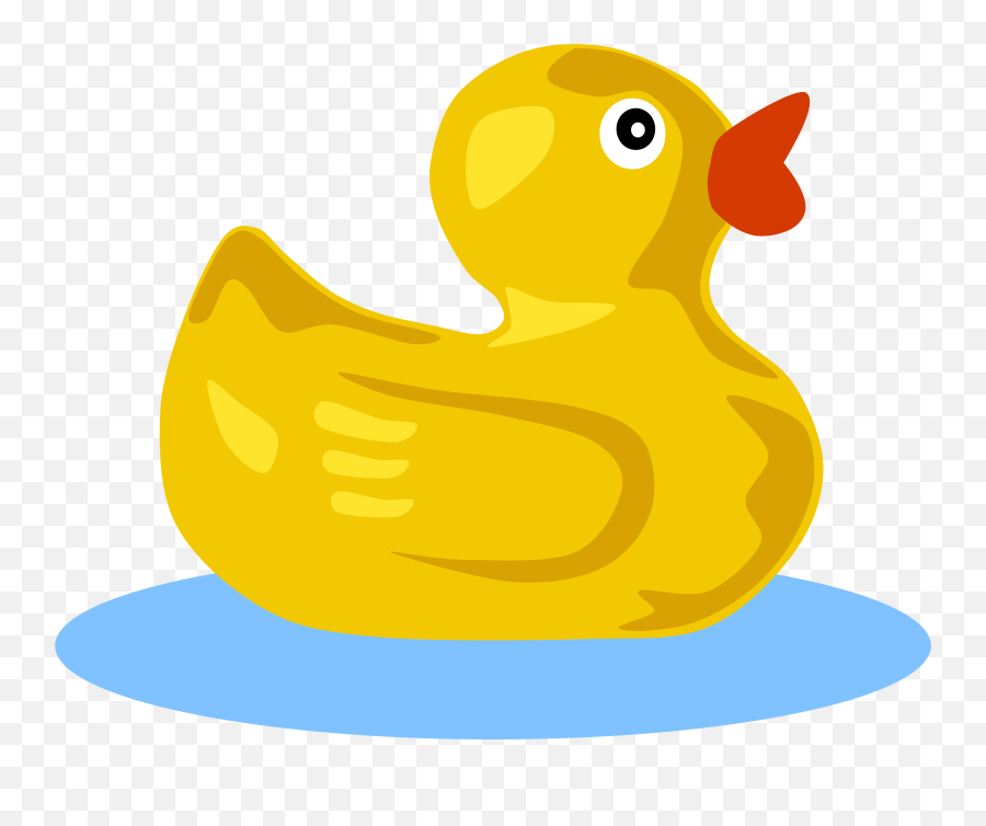 Baby Duck Water Clipart Png - Rubber Duck Clip Art,Water Clipart Png