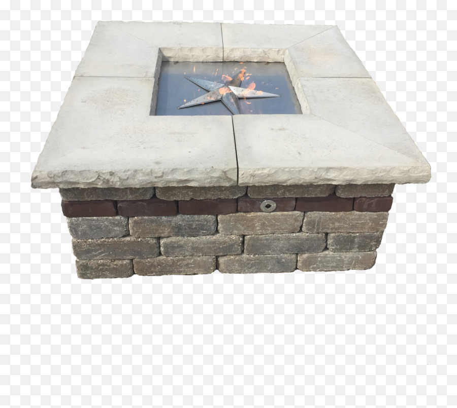 47 - Inch Square Fire Pit Burner Kit Png,Fire Pit Png