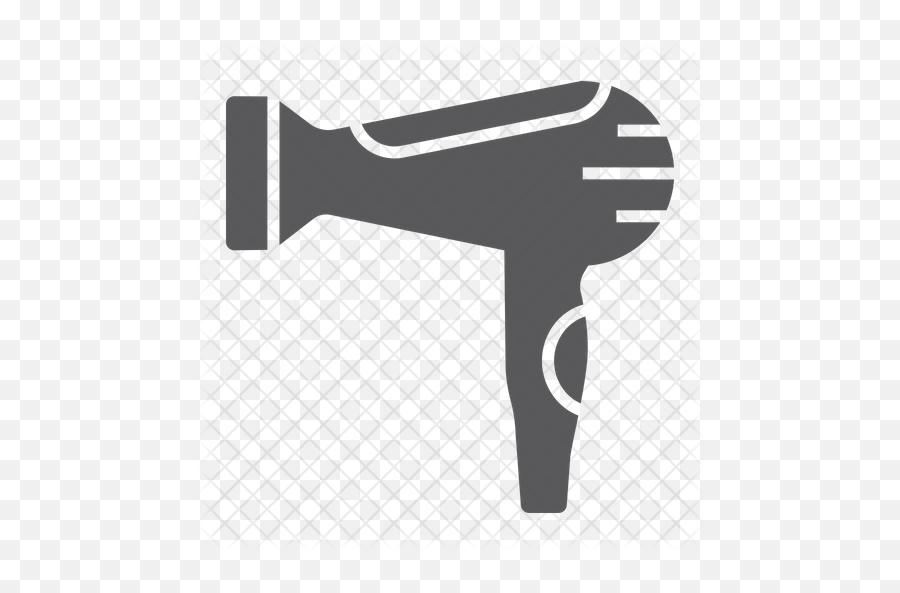 Hair Dryer Icon Of Glyph Style - Hair Dryer Png,Blow Dryer Png - free  transparent png images 