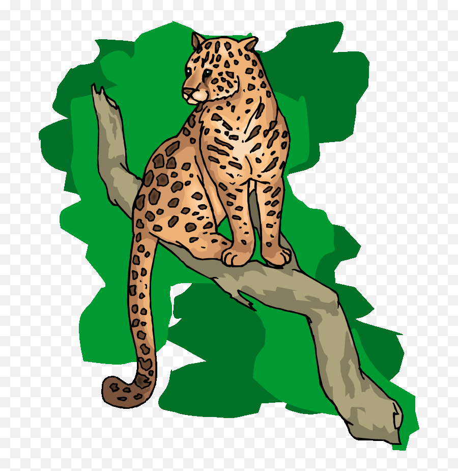 Free Cheetah Clipart 5 - Clipartix Cheetah Habitat Clip Art Png,Cheetah Transparent