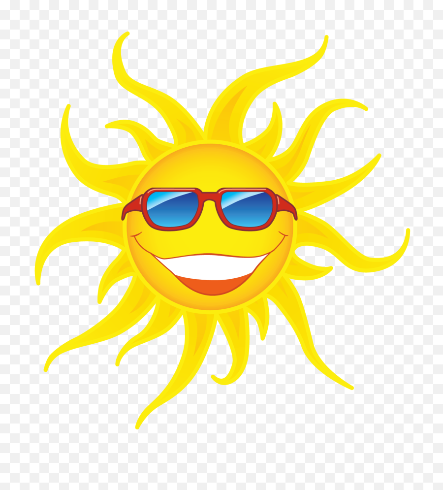 Sun Clipart Clear Background - Transparent Background Sun With Sunglasses Transparent Png,Sun Transparent Clipart