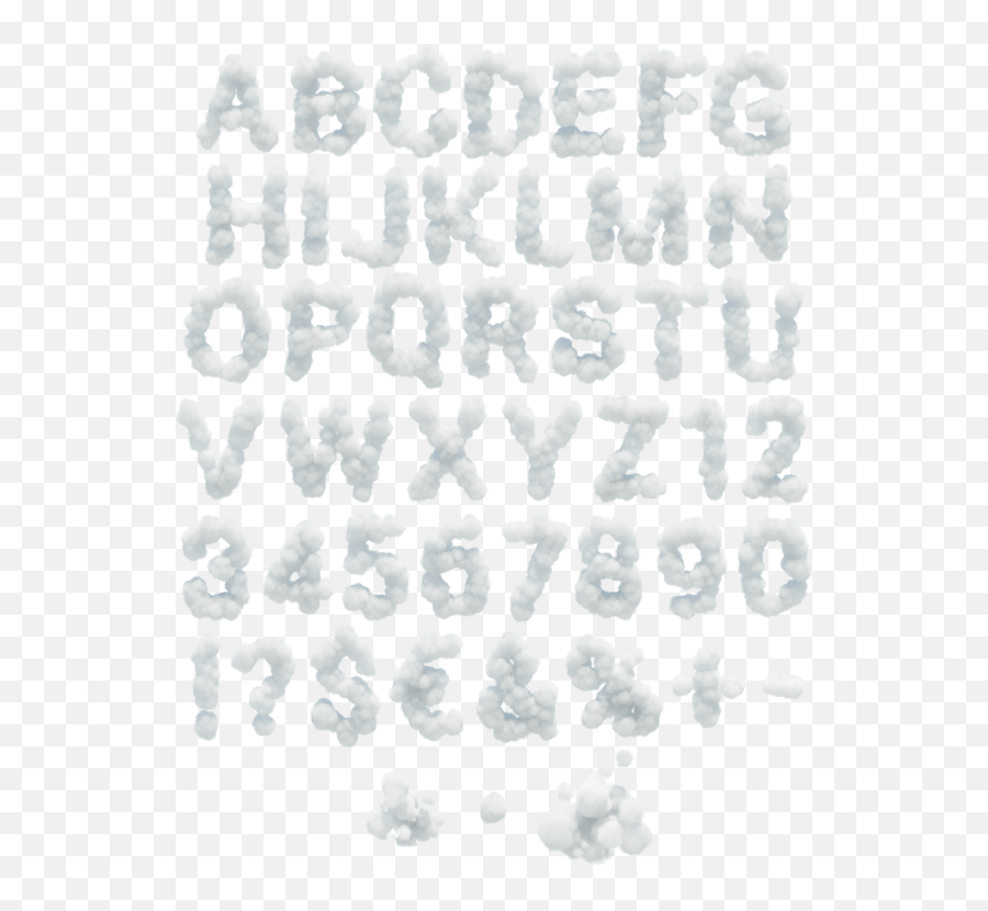 Buy White Cloud Font - Handmade Font Forecasts Good Weather Cloud Font Letters Png,Transparent Cloud