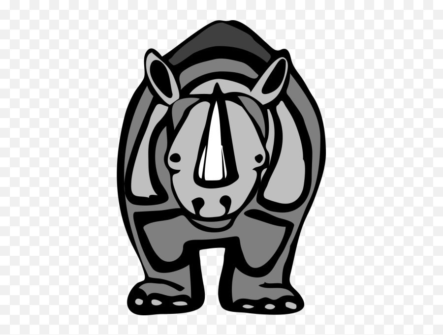 Rhinoceros Png Svg Clip Art For Web - Gambar Badak Kartun Keren,Rhinoceros Png