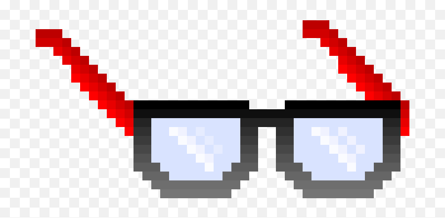 Red Glasses - Clip Art Png,Pixel Glasses Png