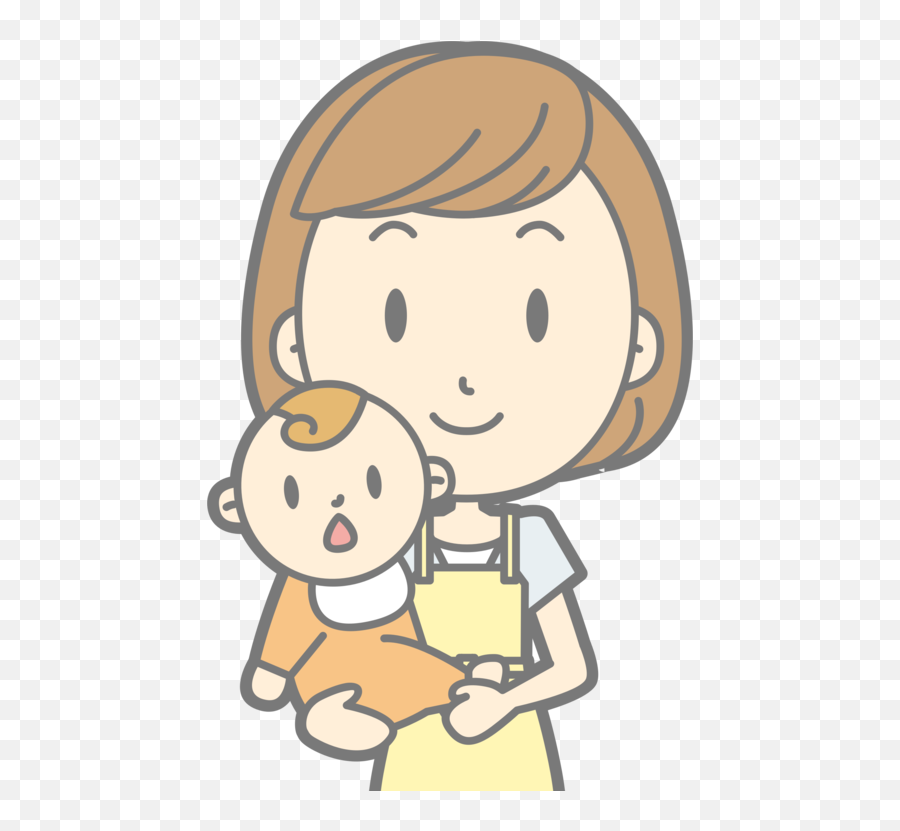 Mother Cartoon Drawing - Mother And Baby Clipart Png,Cartoon Woman Png -  free transparent png images 