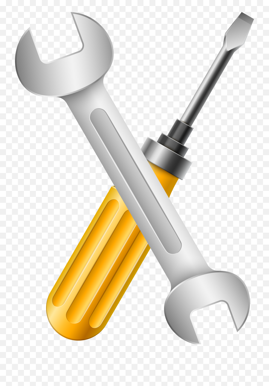 Tool Clipart Screw Driver Transparent - Screwdriver And Wrench Png,Screw Png