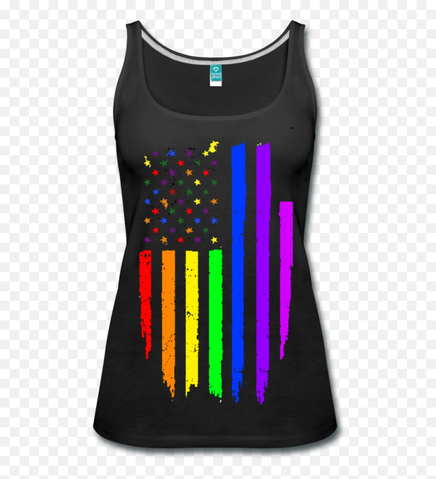 Ohio Lgbt Gay Pride Rainbow White Adult Tank Top Clothing Shirts - Woman Png,Gay Pride Png