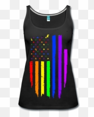 Ohio Lgbt Gay Pride Rainbow White Adult Tank Top Clothing Shirts - Woman Png,Gay Pride Png