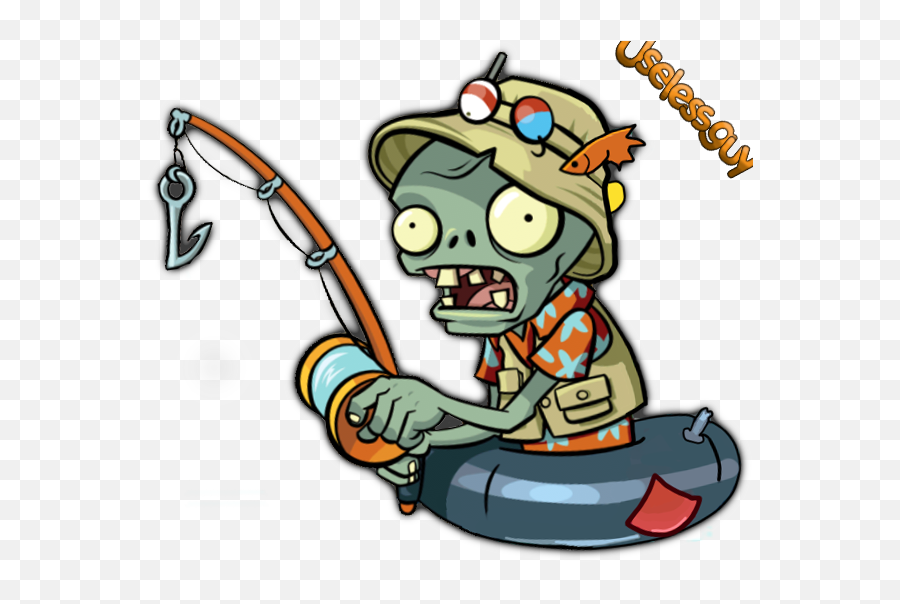 Fisherman Zombie - Plant Vs Zombie 2 Planta Vs Zombie 2 Zombies Png,Plants Vs Zombies Png