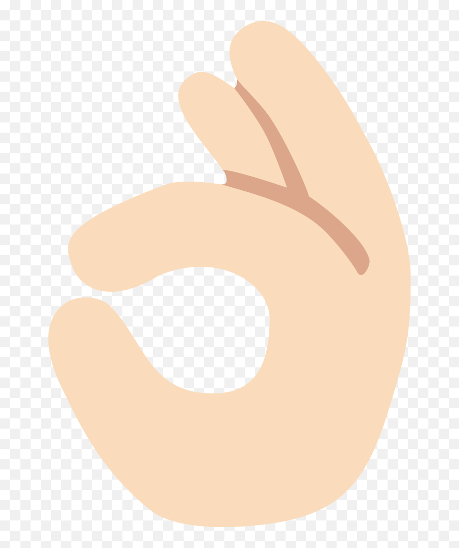 Fileemoji U1f44c 1f3fbsvg - Wikimedia Commons Transparent Ok Hand Emoji Png,Peace Emoji Png