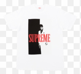 Supreme Scarface Split Tee - Tony Montana Scarface Png,Scareface Logo
