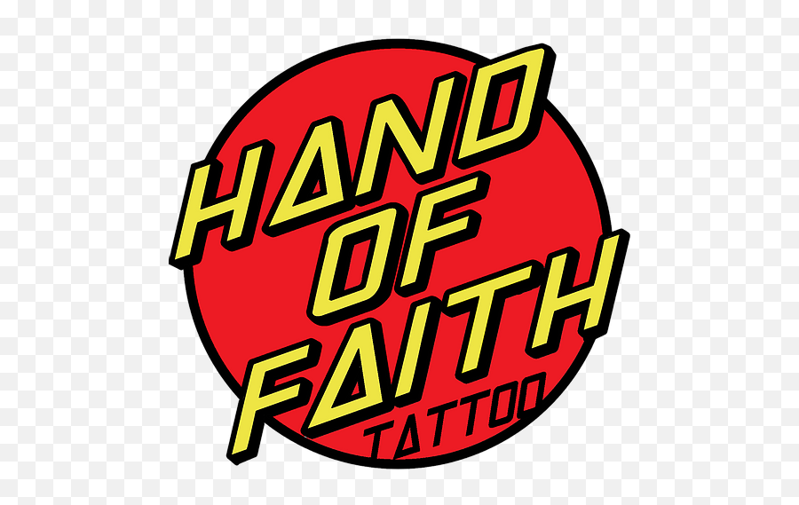 Hand Of Faith Tattoo Good Tatttoos - Santa Cruz Stickers Free Png,Flash Logo Tattoo