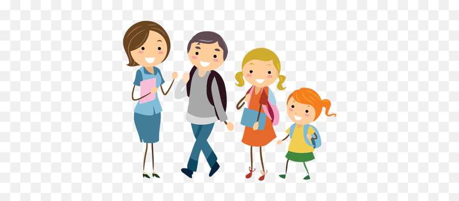 Parents And Students Clipart - Teacher And Kids Clipart Png,Parent Png