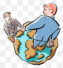 Global Business Royalty Free Vector Clip Art Illustration - Globalizzazione Png