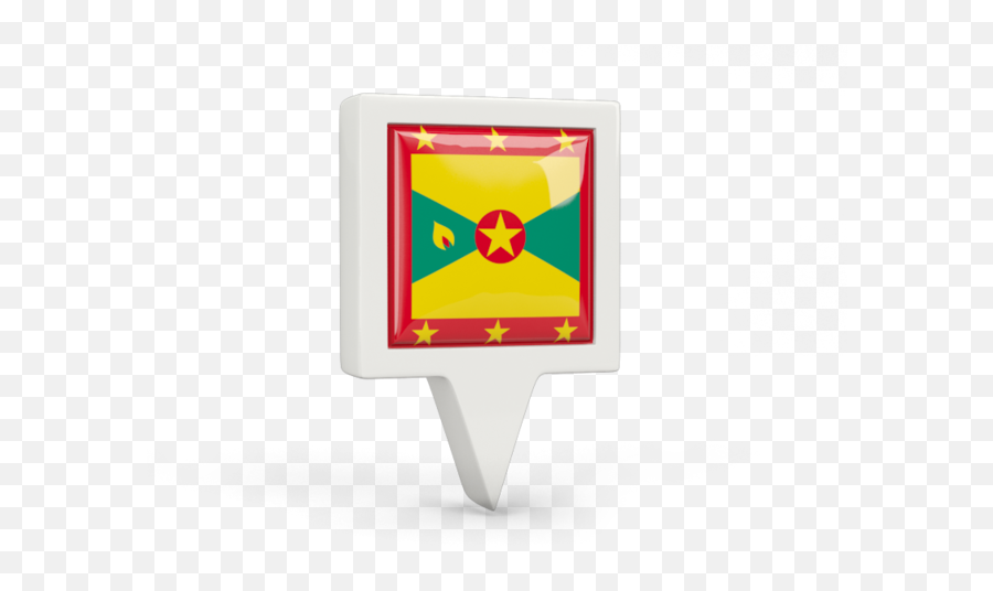 Square Pin Icon Illustration Of Flag Grenada - Grenada Football Association Png,Smart Device Icon