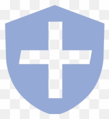 Blue Health Shield Icon - png