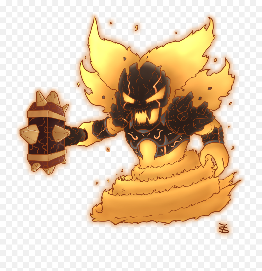 Ragnaros Fanart Wow - Ragnaros Fanart Png,Wow Icon Png