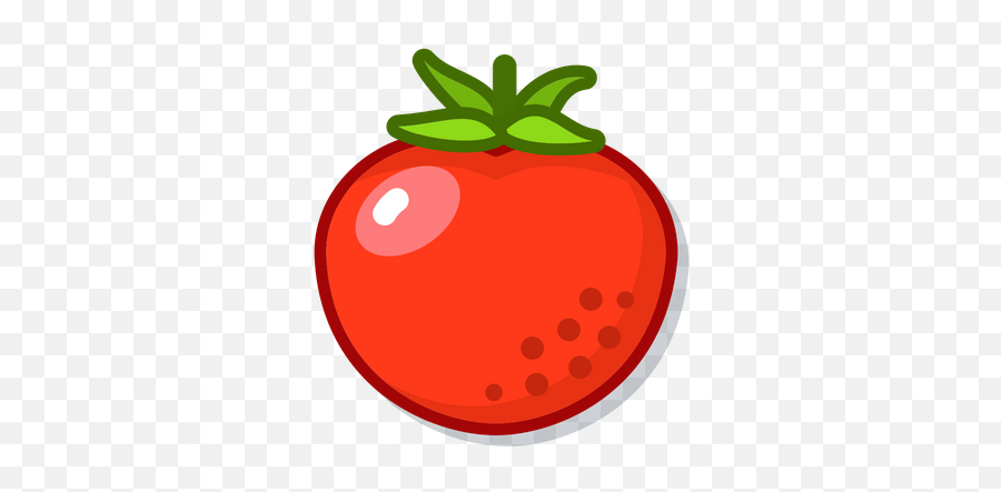 Tomato Icon Of Colored Outline Style - Fresh Png,Tomato Icon Vector