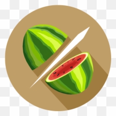 Fruit Ninja Game - Watermelon Png