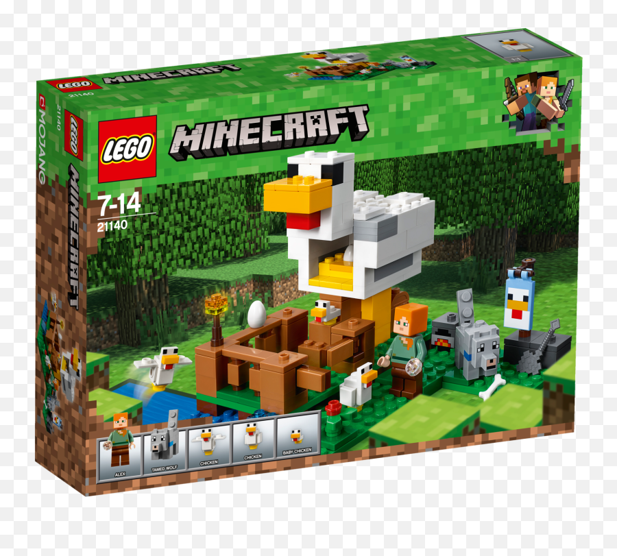 Lego 21140 Minecraft The Chicken Coop - Lego Minecraft The Chicken Coop Png,Minecraft Chicken Png