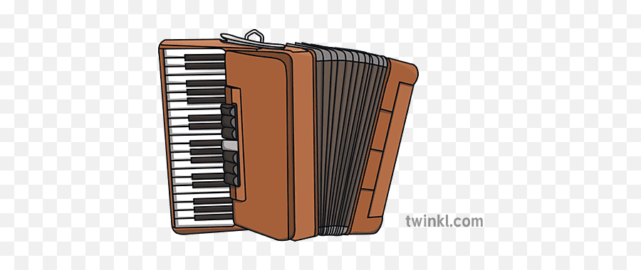 Piano Accordian Ver 1 Illustration - Twinkl Accordionist Png,Accordian Icon