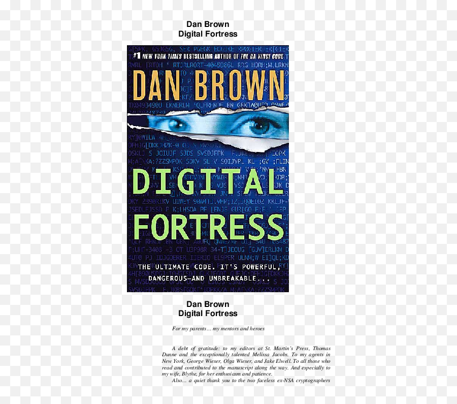 Pdf Digital Fortress 1998pdf Nova Anne Baclayo - Af Gruppen Png,Icon Overlord Prime Leather Pants