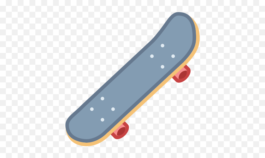 Skateboard Icon In Office Style - Cartoon Skateboard Icon Png,Skateboard Icon