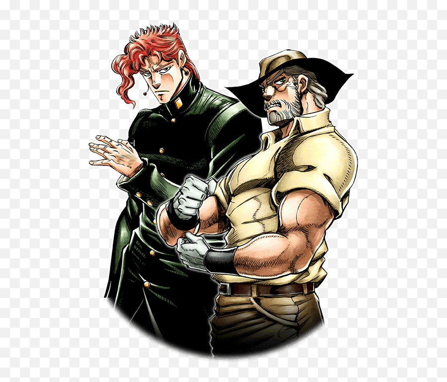 Ssr Noriaki Kakyoin And Joseph Joestar Polar Star - Old Joseph And Kakyoin Png,Kakyoin Icon