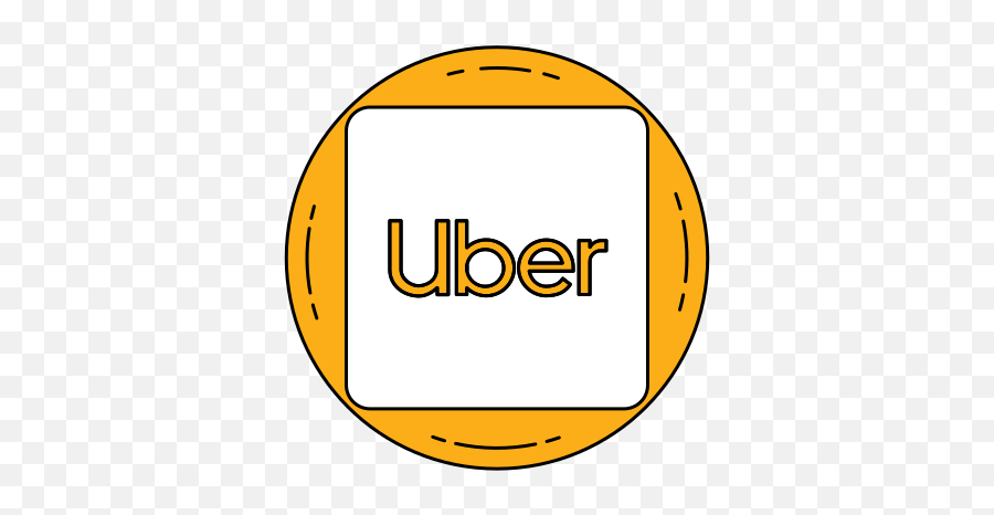 Logo Orange Uber Free Icon - Iconiconscom Orange Uber Icon Png,Uber Driver App Icon