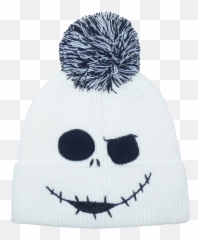 Nightmare Before Christmas Jumbo Pom Beanie Jack Skellington - The png