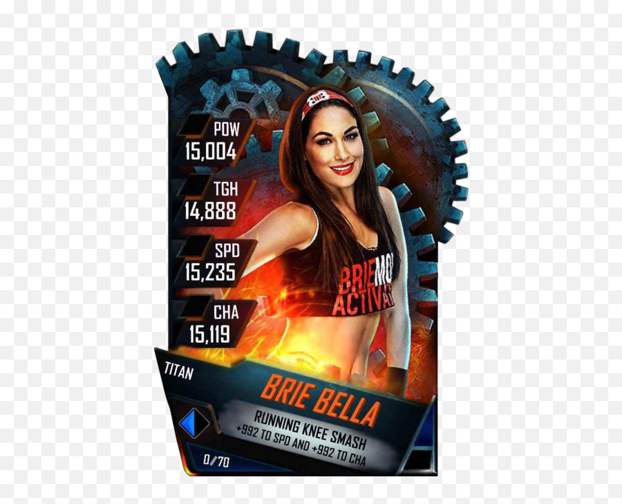 Brie Bella - Wwe Supercard Season 1 Debut Wwe Supercard Wwe Supercard Aj Styles Png,Nikki Bella Png