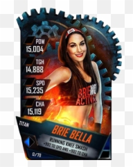 Brie Bella - Wwe Supercard Season 1 Debut Wwe Supercard Wwe Supercard Aj Styles Png,Nikki Bella Png