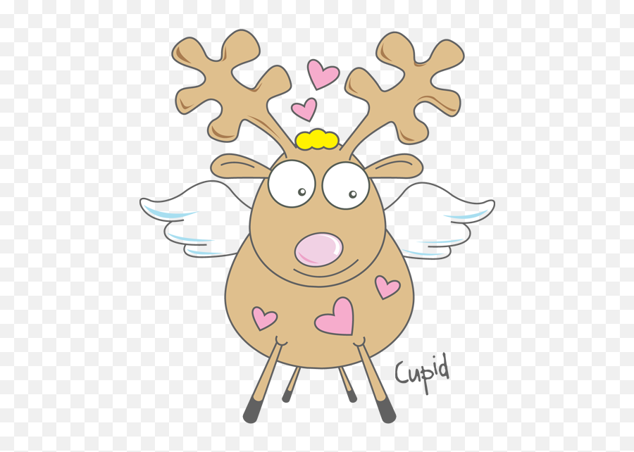 Download Hd Collection Of Dasher High Quality Free - Cupid Cupid Reindeer Clipart Png,Reindeer Clipart Png