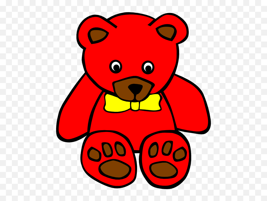 Library Of Redteddybear Clip Art Freeuse Png Files - Teddy Bear Coloring Pages,Teddy Bear Clipart Png