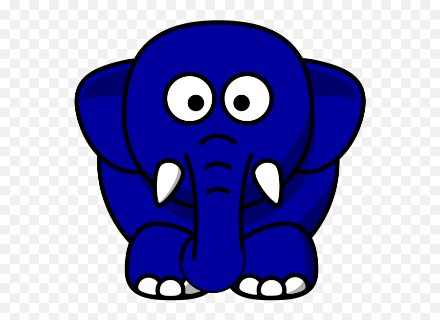 Kansas Blue Elephant Png Svg Clip Art For Web - Download Clipart Blue Elephant,Ks Icon