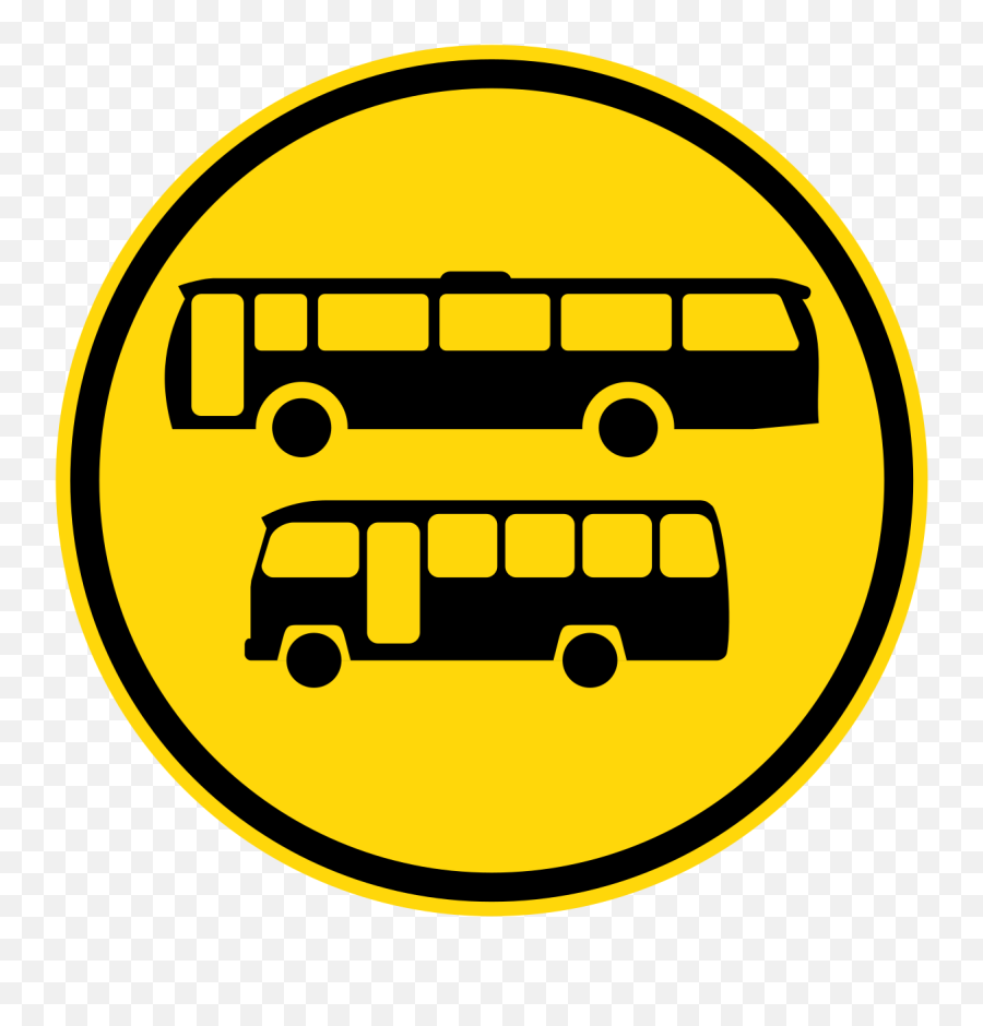 Filesadc Road Sign Tr135svg - Wikipedia Señal De Bus Escolar Png,Road Safety Icon