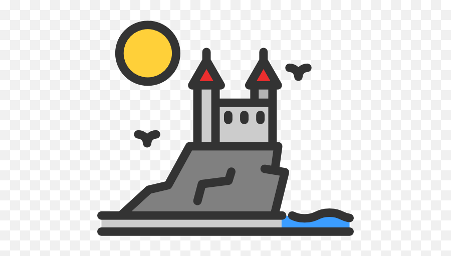 Castles Silhouette Buildings Antique Building Old - Icon Png,Medieval Tower Icon