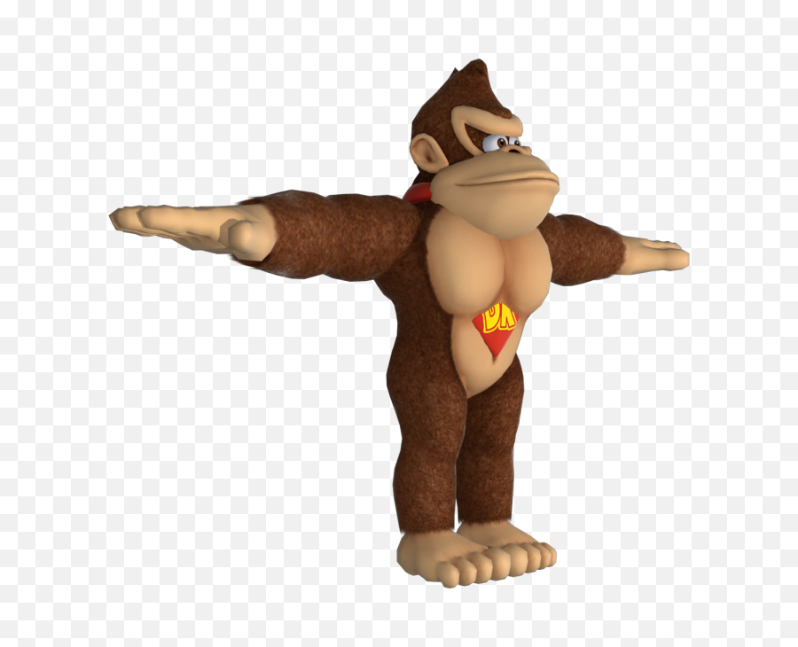 Download Hd Donkey Kong Donkey Kong T Pose Png T Pose Png Free Transparent Png Images Pngaaa Com - roblox noob t pose png
